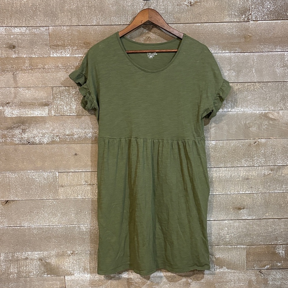 Pocket Dress!! Sage Green Mini Dress
